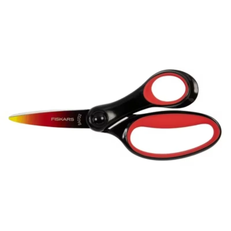

Pointed Soft Grip School Supplies Big Kids Scissors for Ages 8 to 11 - 6 Inch Scissors Black Gradient