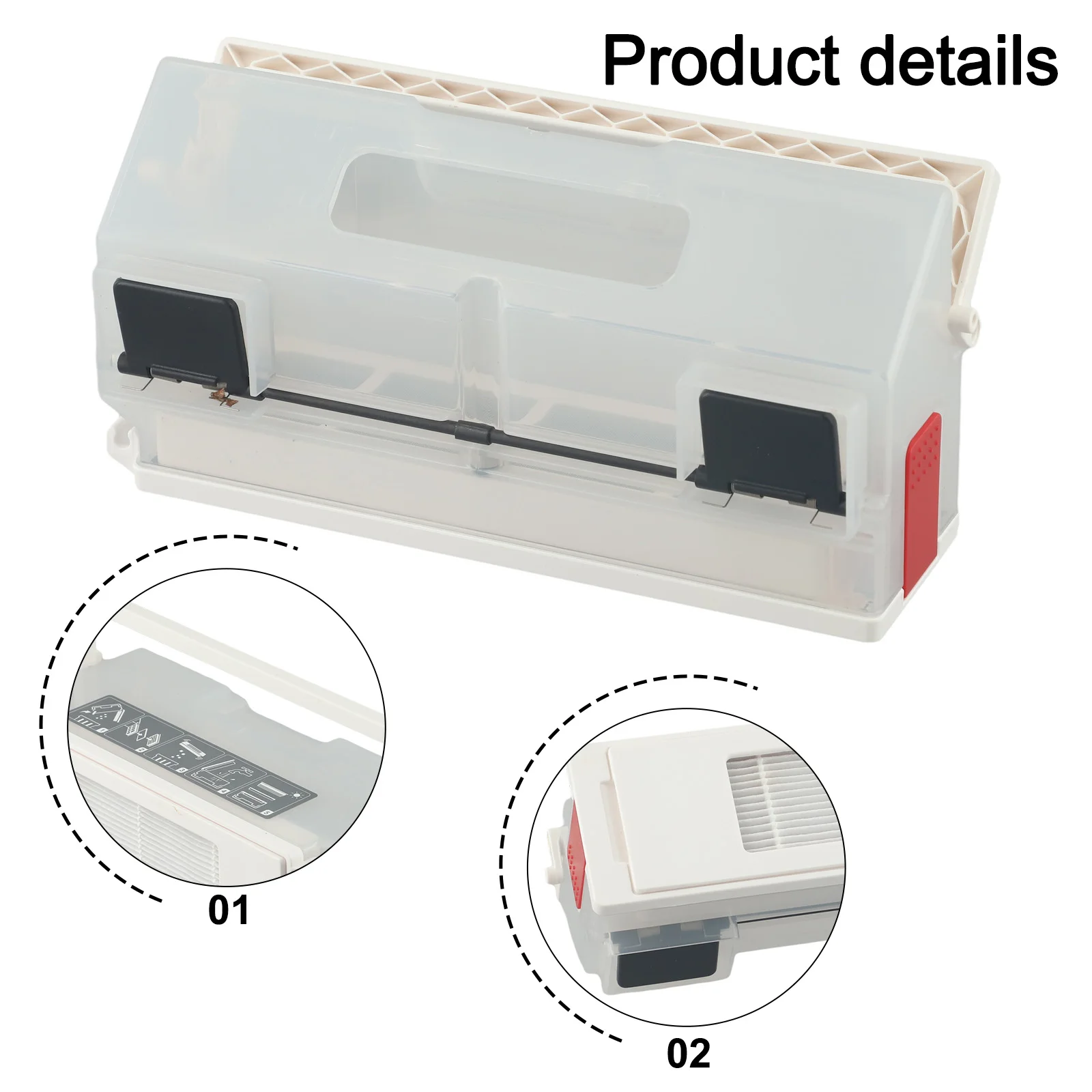 

Аксессуары для пылесборника, пылесборник, пылесборник, фильтр высокого качества с фильтром, пылесос для Deebot N8 N8 + N8 Pro