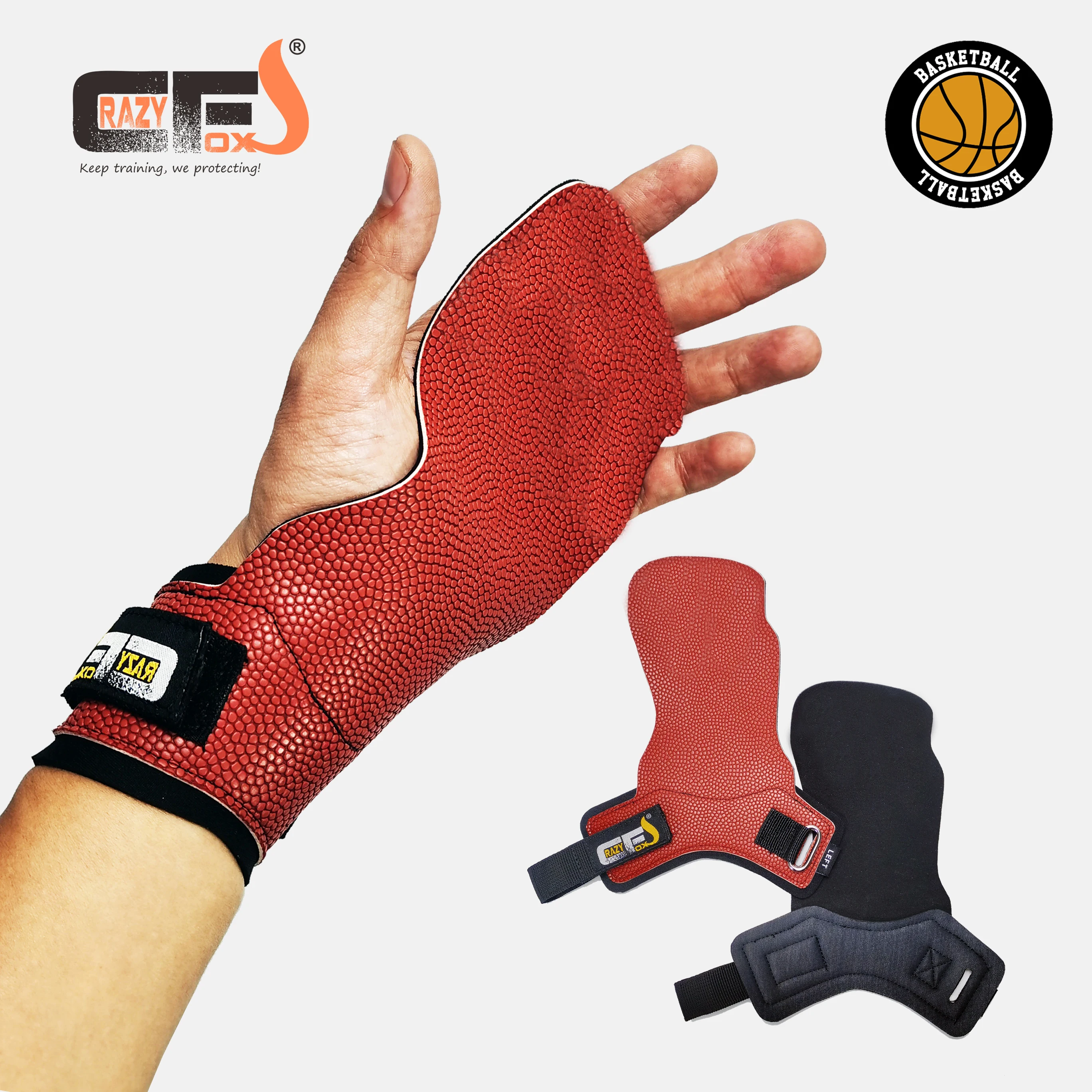 Basketball Gym Grips Gloves Weightlifting Protect Palm Gym Pull-up Fit Grips Heavy Duty Straps for Crossfit Protector Calleras