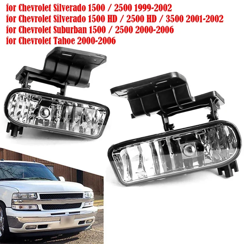 

Car Front Bumper Fog Light Day Running Light for Chevrolet Silverado 1500 /2500 1999-2002 Suburban 1500 / 2500 Tahoe 2000-2006