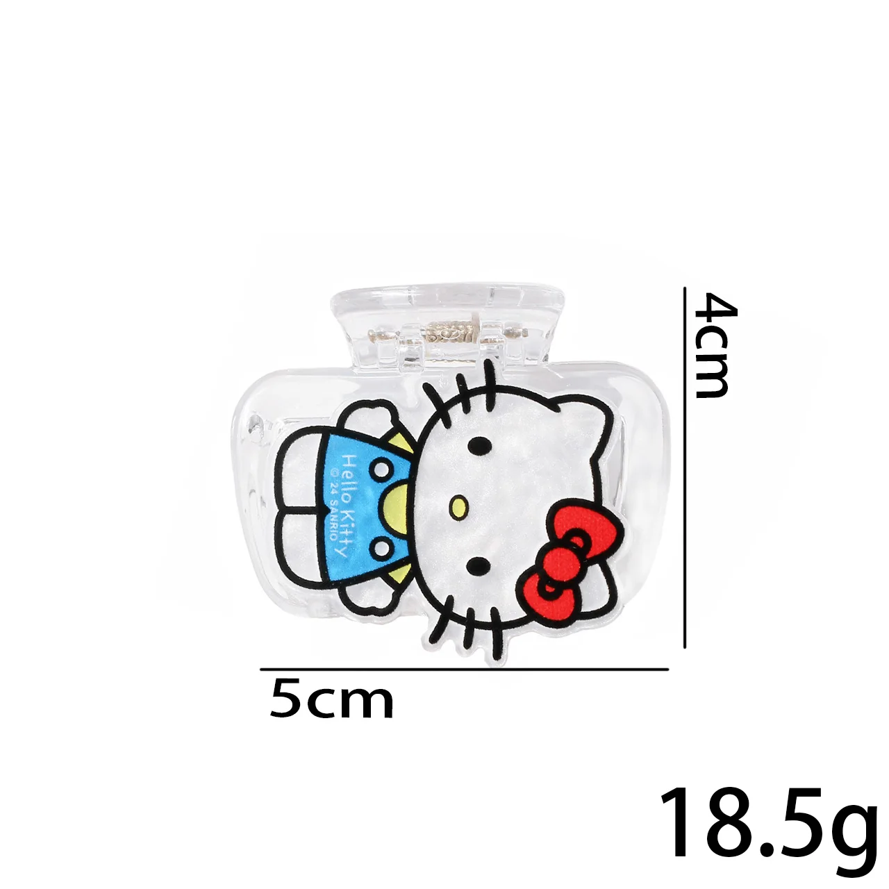 1PC/2PCS Sanrio Hello Kitty themed hair claw, a multi-functional hair accessory hair claw