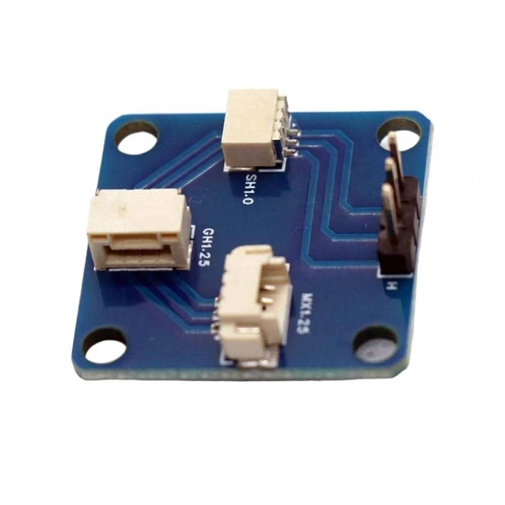 4‑in‑1 Adapter Board 3‑Channel SH1.0‑3P GH1.25 MX1.25 Female To 2.54mm Pin Header Breakout Board Signal Converter for Motor Wire