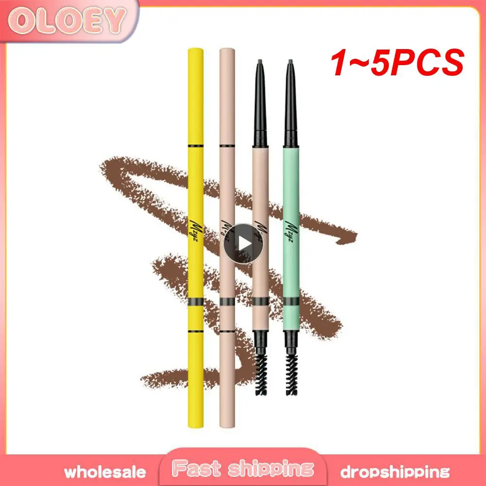 1 ~ 5 Stück automatische Augenbrauen stift Farbe dauerhafte allgemeine Studenten party wesentliche automatische hohe Sättigung Augen Make-up
