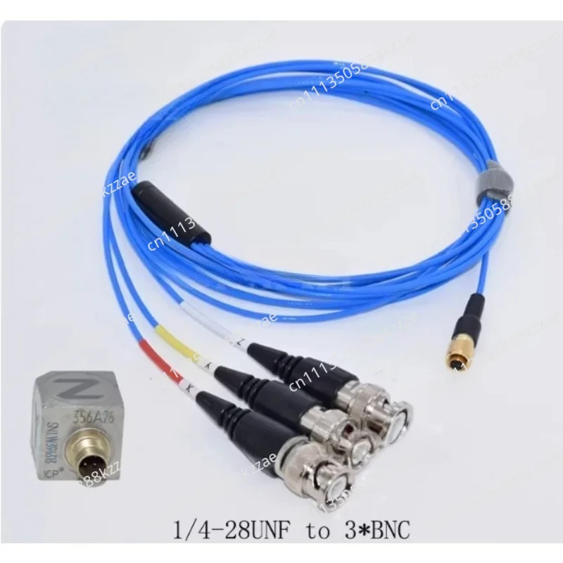 1/4-28UNF Triaxial Accelerometer Cable Can Replace 010G10 and 034G10 Triaxial Cables