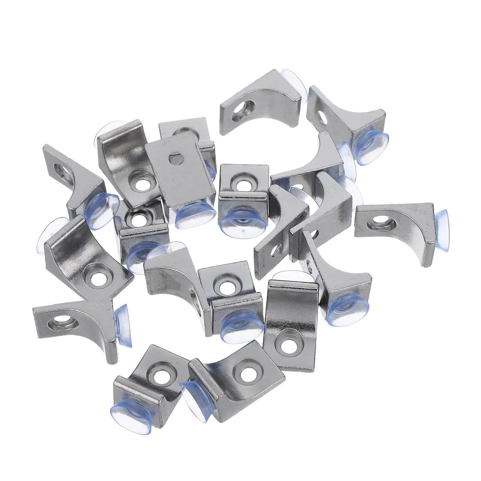 

20pcs Glass Shelf Support Pegs Zinc Alloy Anti-Slip Shelf Pins For Cabinet Kitchen Wardrobe Bookshelf Bracket Furniture Clips