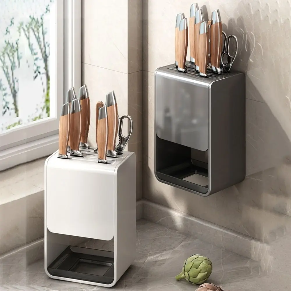 

Carbon Steel Knives Holder Mold-resistant Large Capacity Chopstick Cage Drainage Space Saving Tableware Storage Rack Kitchen
