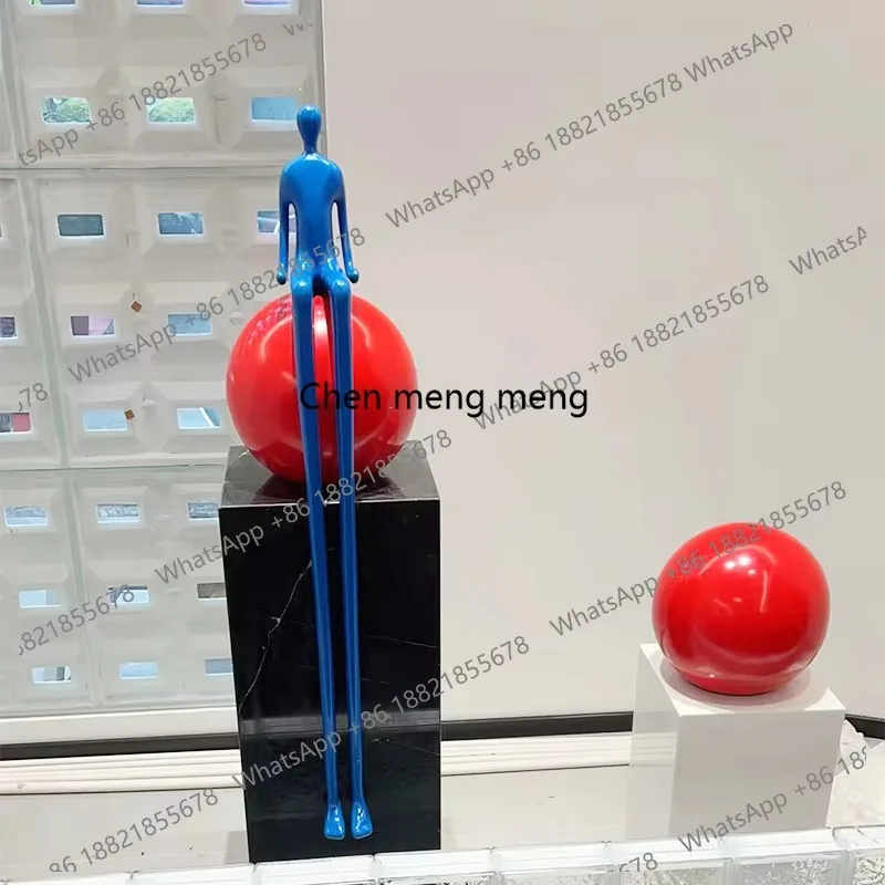 F150 Simple abstract long-legged sculpture floor ornament Welcome decoration for the entrance shop sales office