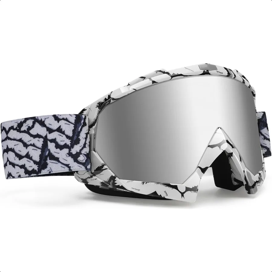 

Dirt Bike Goggles Polarized MX Helmet Goggles for ATV Motocross OffRoad Ski Eyewear UV400 Anti Fog Scratch Windproof Dustproof
