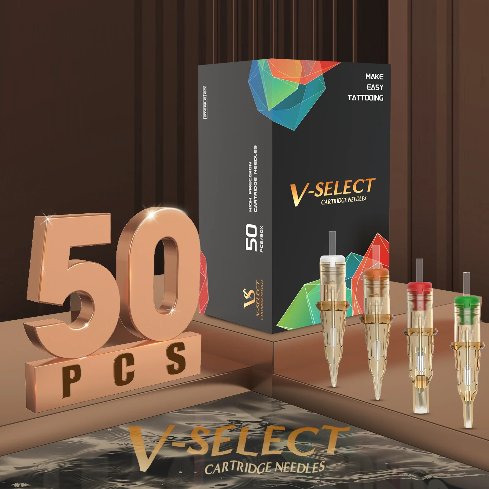 

Картридж для тату-машинки EZ V-Select, 50 шт.