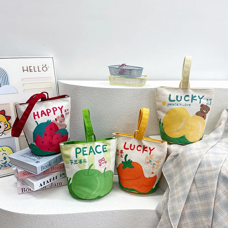 الكرتون قماش دلو حقيبة البدر مأدبة هدية حقيبة من القماش الخروج حقيبة الأم رياض الأطفال حقيبة صغيرة لطيف #1