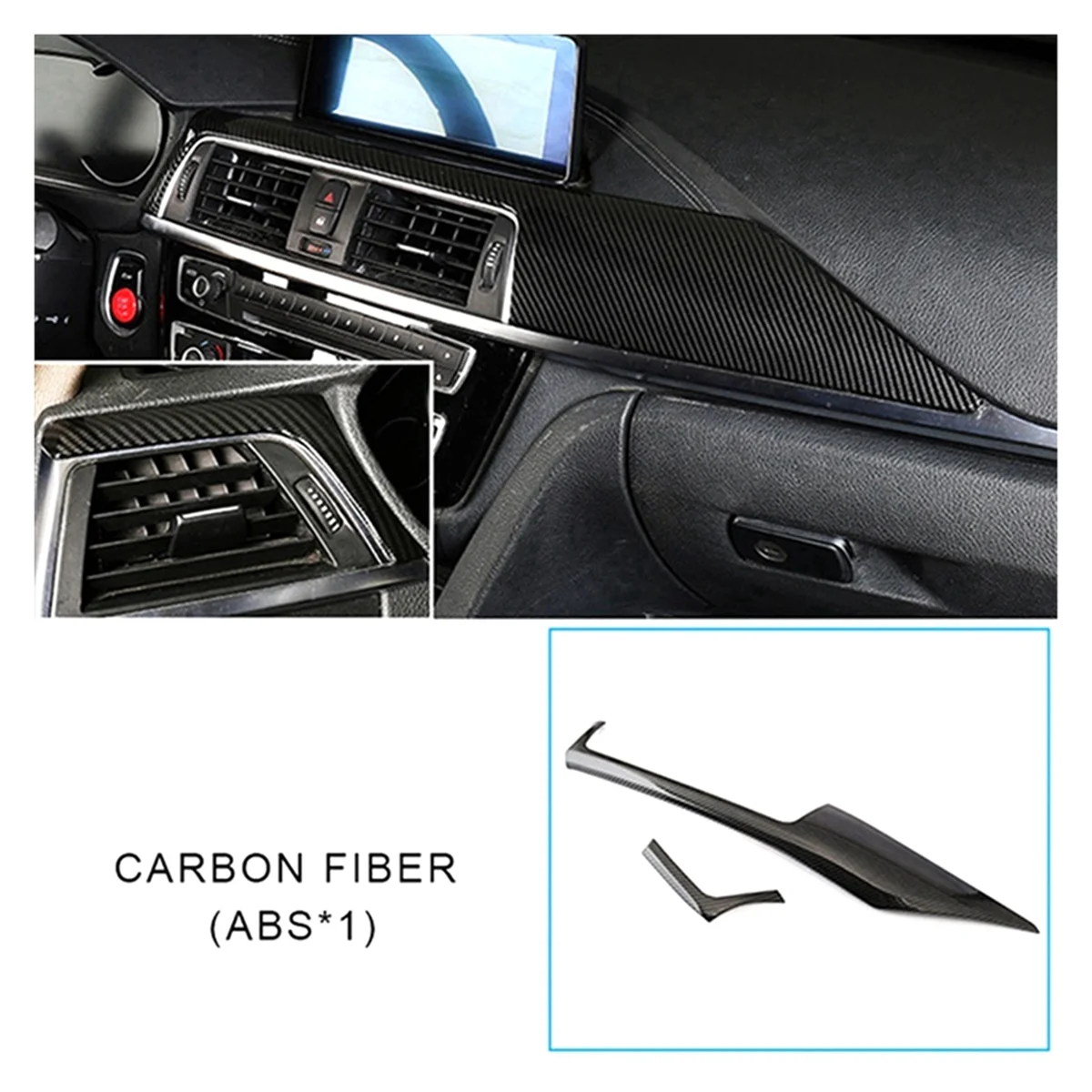 Center Panel Modification Interior Decoration Sticker Decorative Panel for BMW New 3 Series 320Li3GT4 Series F30