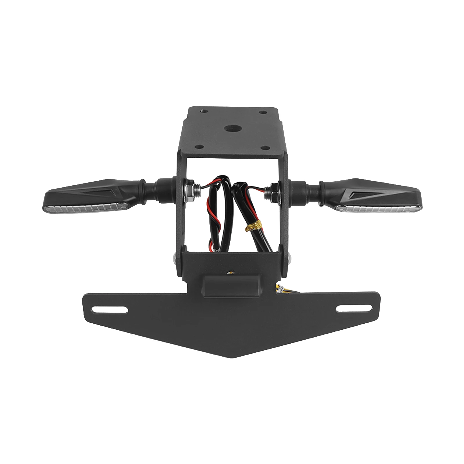 لكاواساكي نينجا 650 Z650 Z 650 2017-2025 2024 ﻿   دراجة نارية درابزين الذيل مرتب الخلفية لوحة ترخيص حامل قوس Led/بدوره الضوء