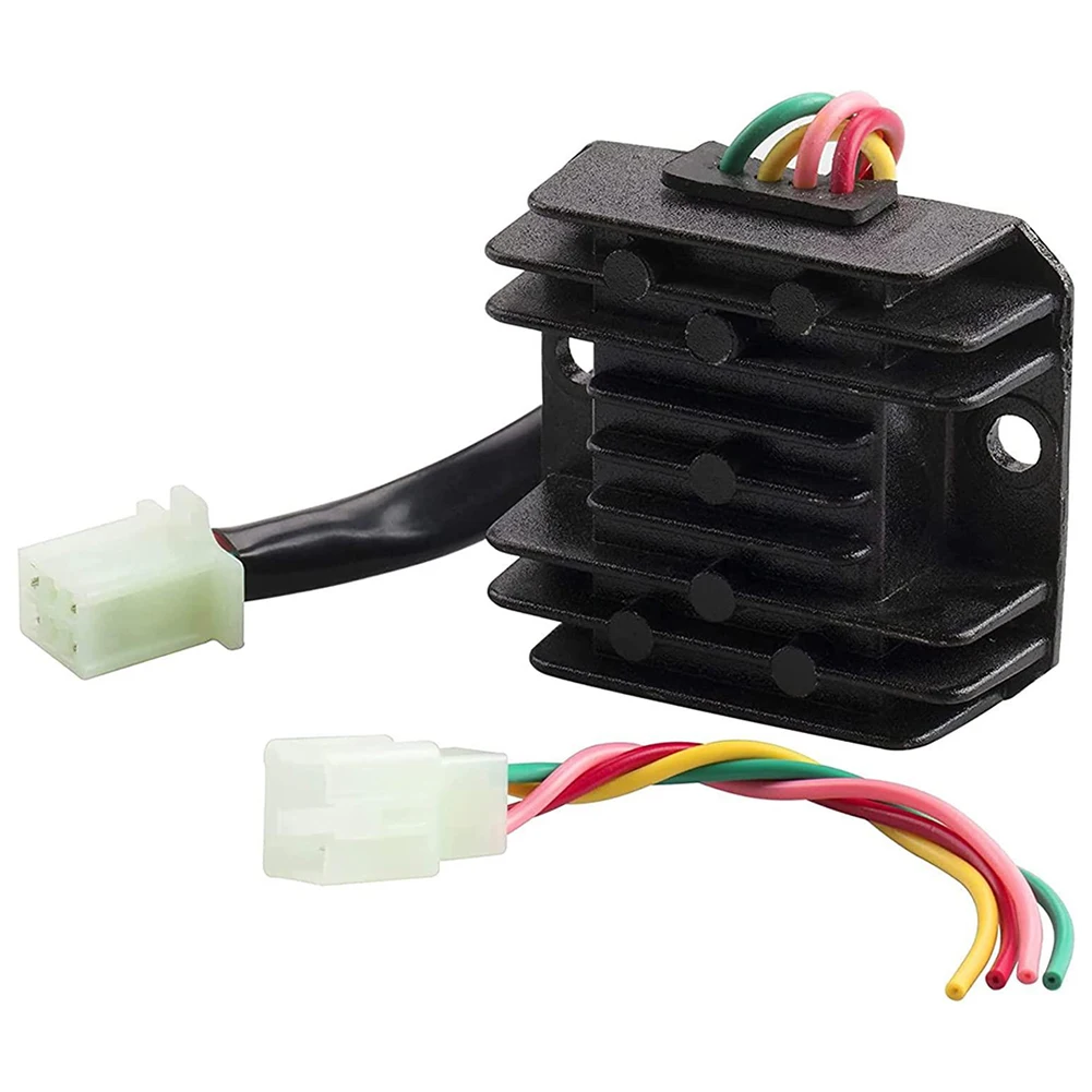 4 Wires Voltage Regulator Rectifier 4 Pins Current Rectifier Universal Voltage Regulator for ATV GY6 CG125-250CC Scooter SSR 125