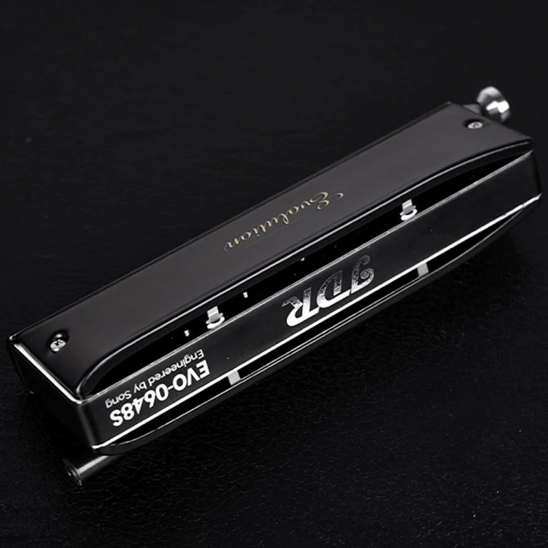JDR EVO-0648S Chromatic Harmonica C Key 12-Hole 48 Tones Armonica Chromatic Mouth Organ Harp Professional Musical Instruments