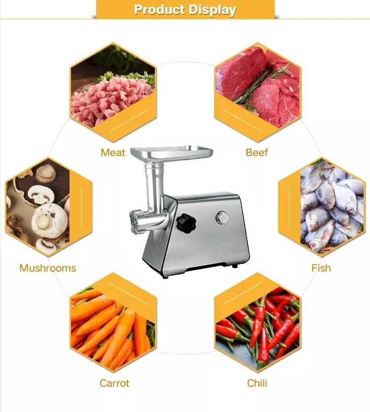 Commercial Industrial Meat Grinder 55kg/hour Electric Meat Mincer