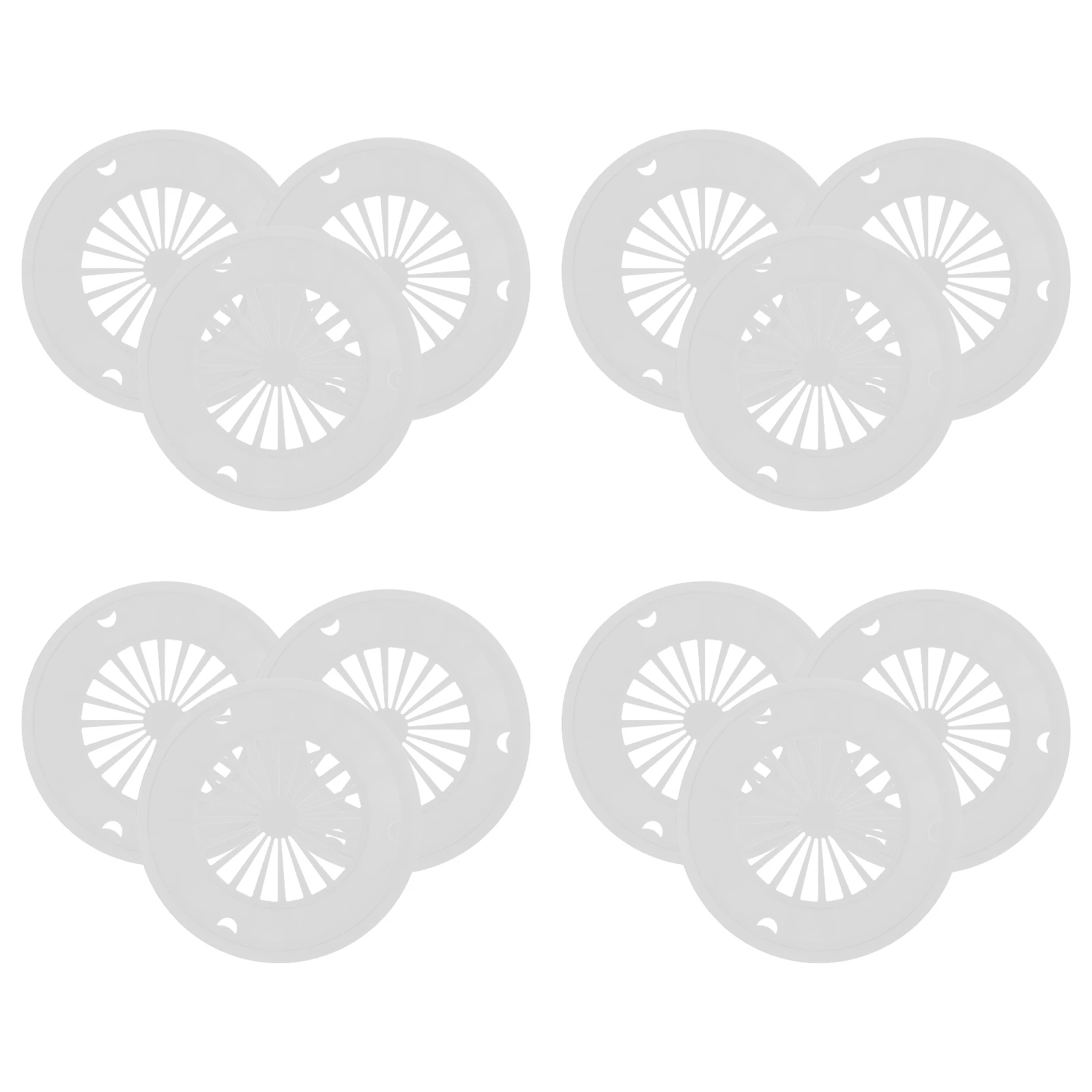 20Pcs Reusable Paper Plate Holders Portable Stable for Barbecue Camping Party Plate Support Plates Holder Paper Plates Holder