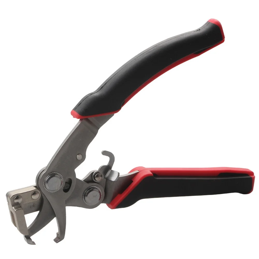 

Набор ручных инструментов для ремонта дверных панелей: красно-черные пластиковые зажимы для снятия обшивки, эффективный инструмент для снятия клипс, плоскогубцы для автомобильной обшивки