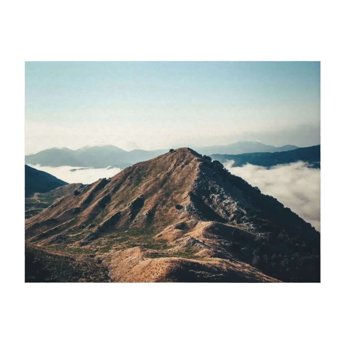 

Mountains in the background XXII Throw Blanket Sofa Throw Flannels Decorative Sofa Thins Blankets