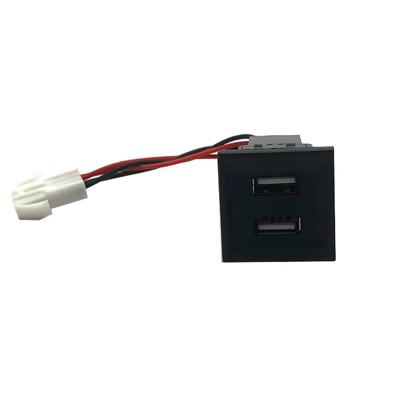 Caricatore per presa per auto Dual USB 3A 12-24V caricatore per adattatore di alimentazione per auto USB promozionale a LED per caricatore per auto