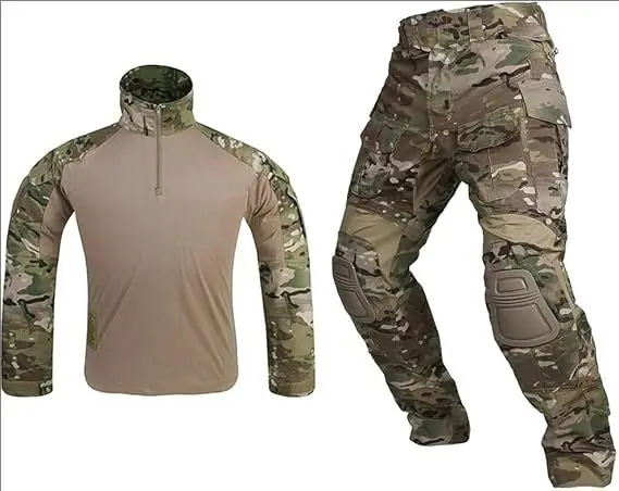

Emersongear Tactical G3 Боевая форма Комплект Gen3 Тренировочные костюмы Рубашки Брюки Топы Рабочие брюки-карго Страйкбол Охота Gen3uniform