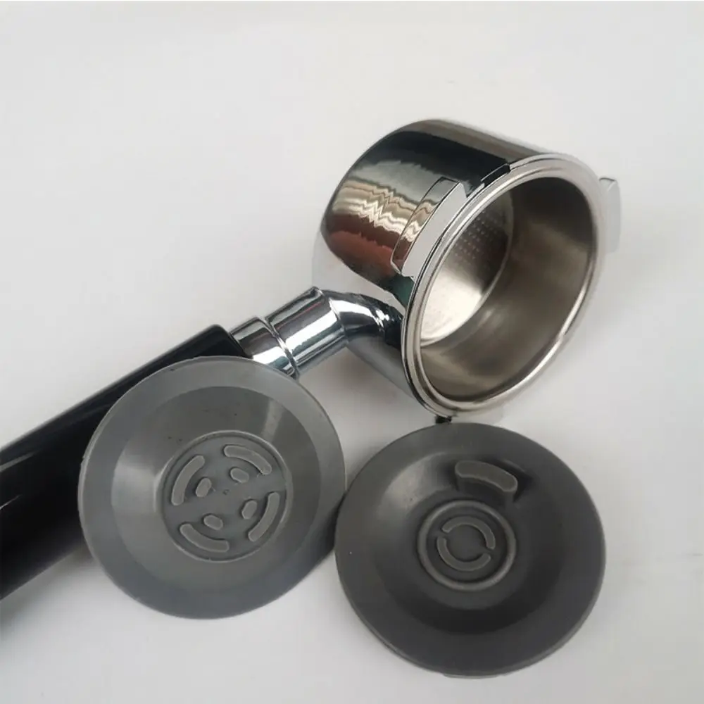 

Silicone Coffee Machine Blind Handle 54mm 58mm with Hole Cleaning Gasket Portable Durable Backflush Disc Espresso Machine