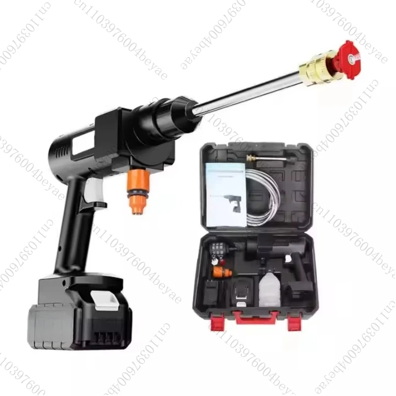 

Портативный пенный пароочиститель высокого давления, пистолет-распылитель для мытья, электрическая чистка, литиевая батарея, автомойка, пистолет-распылитель