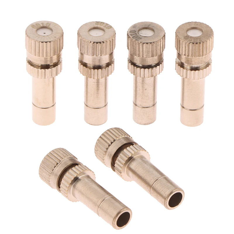 

5Pcs 6MM Quick Connect Mist Sprayer Atomizing Misting Nozzle Garden Water Irrigation Sprinkler For Misting Cooling System