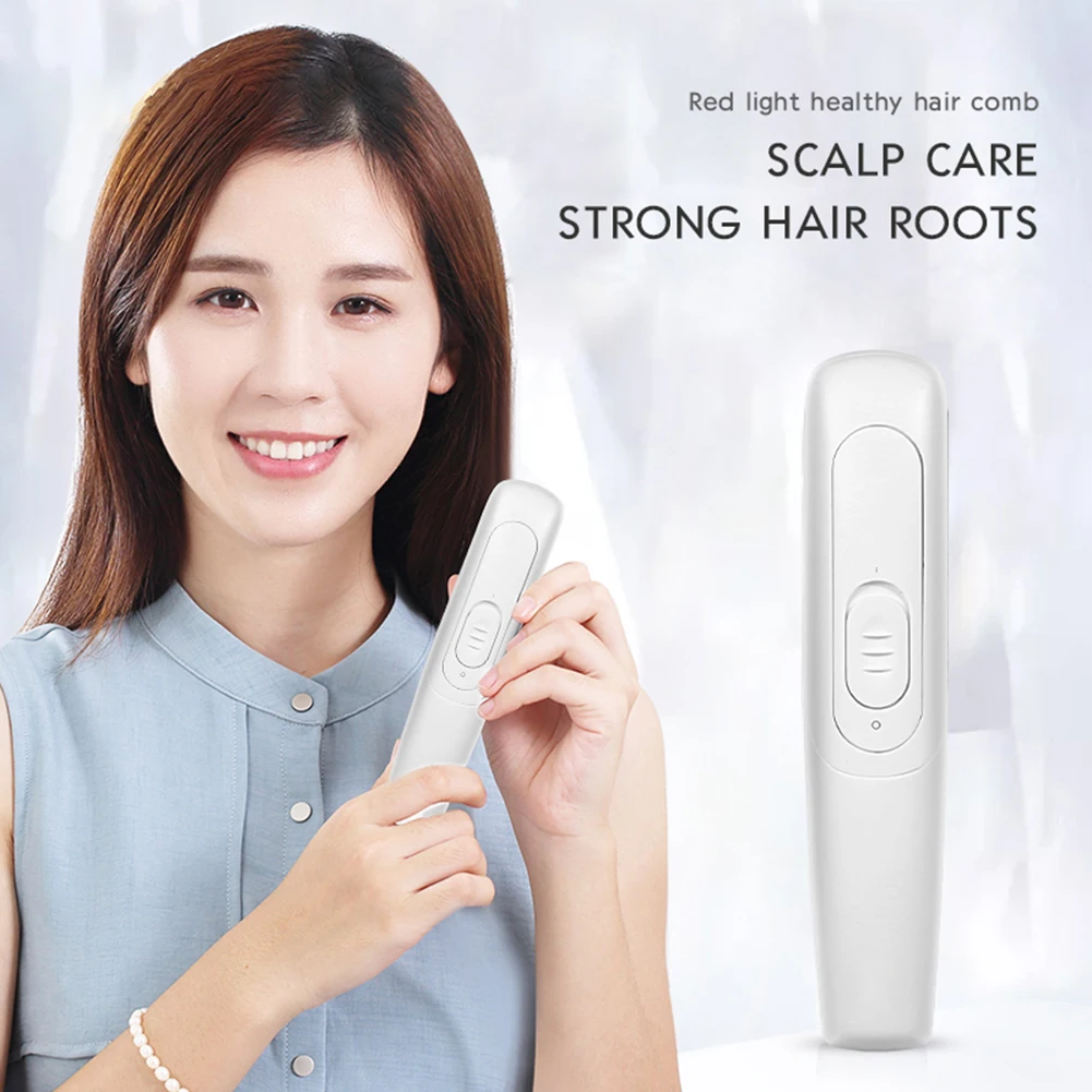 

0.5W Red Light Massage Comb Decrease Hair Loss Caring Tool For Head