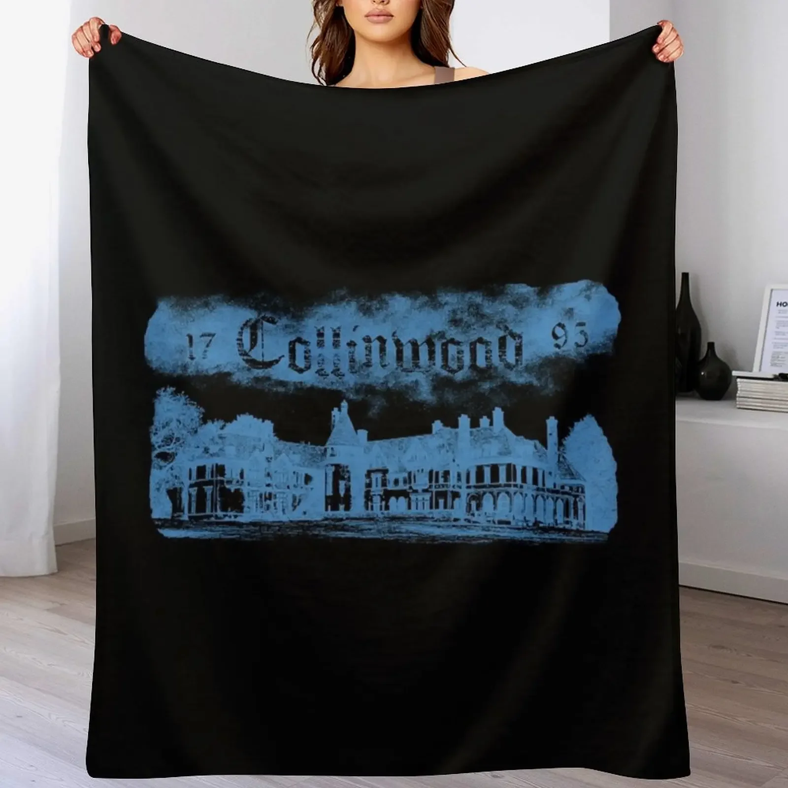 

Collinwood Mansion from Dark Shadows Throw Blanket Blankets Sofas Of Decoration Vintage Blankets