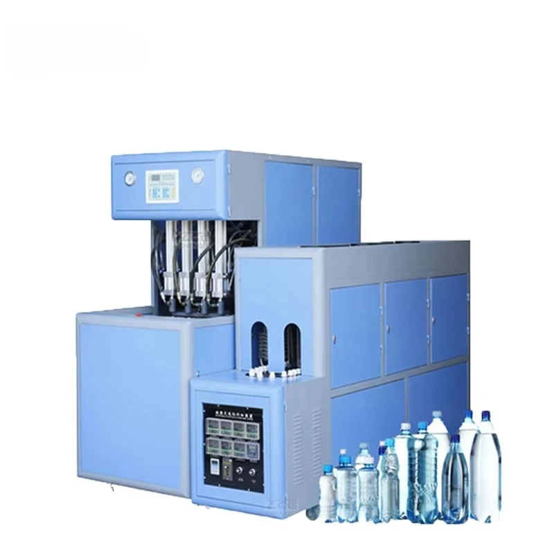 Semi Auto 300 1000 BPH Hot Filling PET Stretch Blow Molding Machine for 330 500ml Bottles Soplador PET