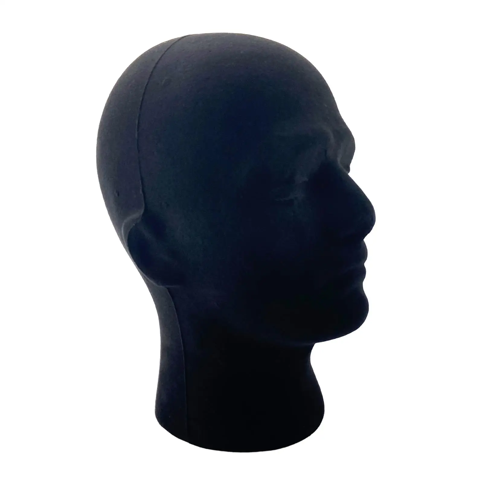 Manikin Head Multipurpose Wig Display Model Head Hat Wig Display Stand for Shop Props Home Salon and Travel Hairdresser Training