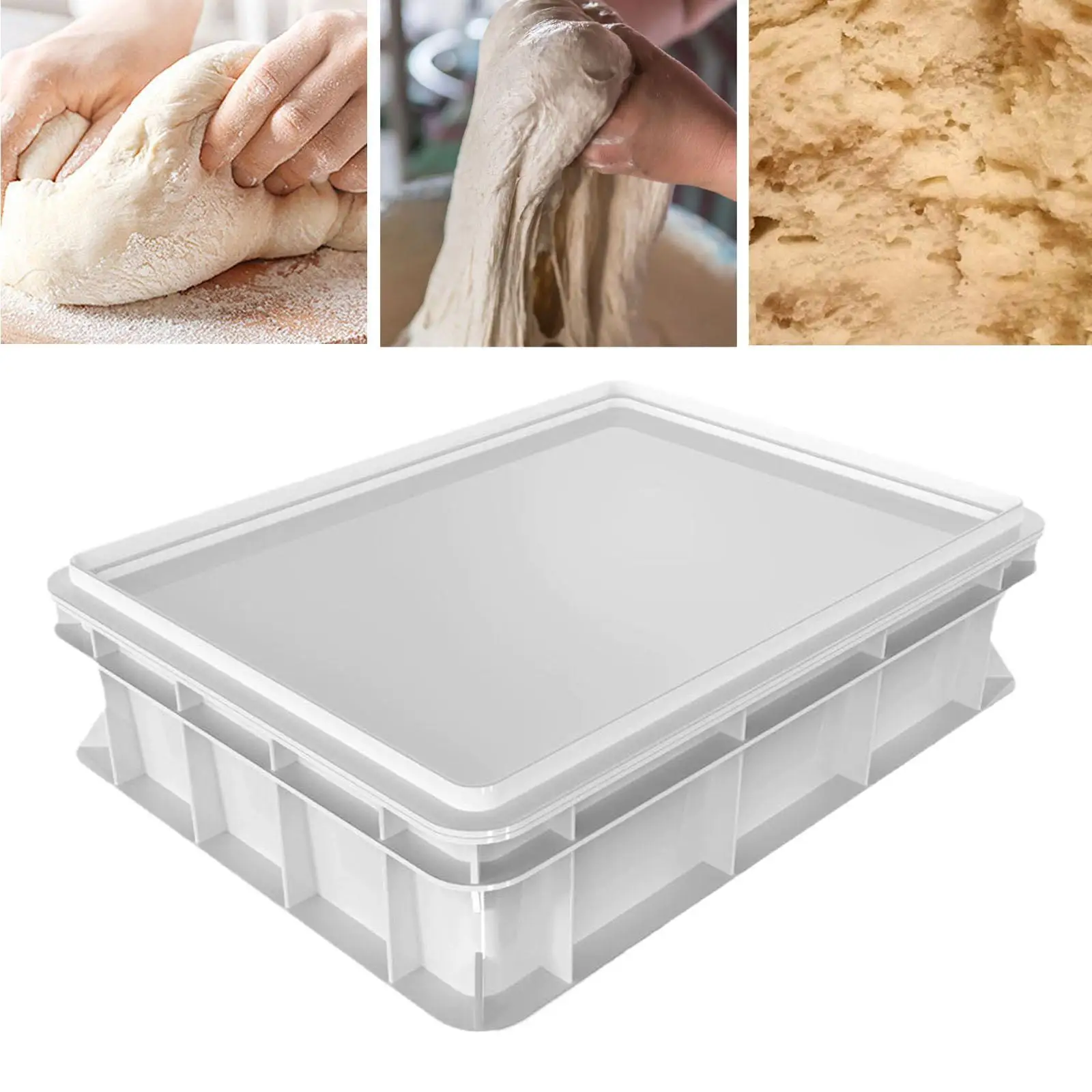 

Dough Proofing Box Large Capacity with Lid for Fridge Restaurant Household