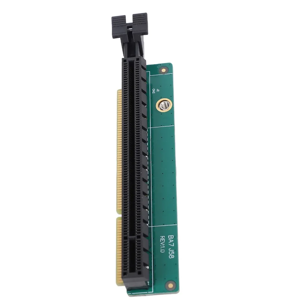 High Stability PCI E 16X Riser Card Tiny 6 No Baffle Network Adapter Card Plug and Play Adapter Card Workstation Upgrade