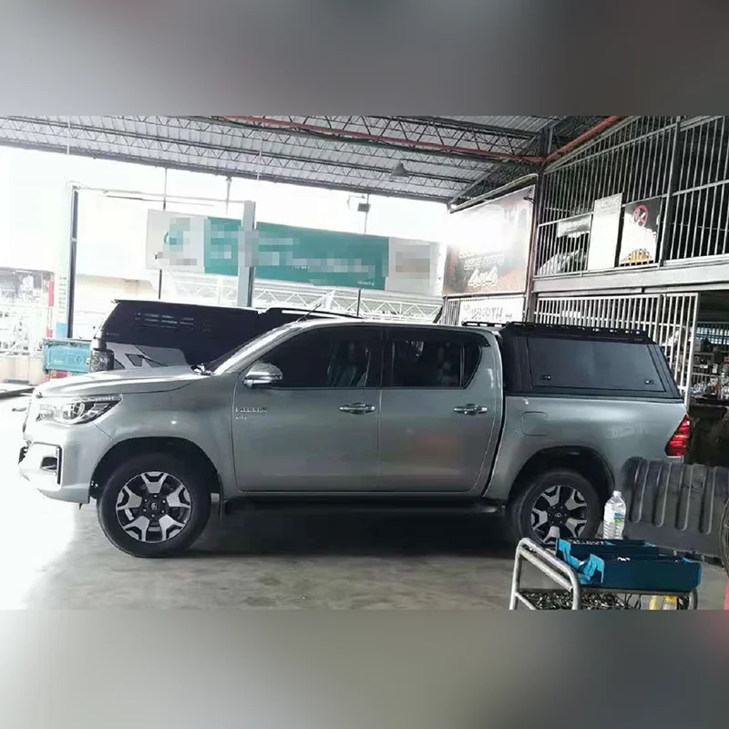 Waterproof Aluminum Truck Back Cover Protective Canopy for ToyotasHilux Vigo Revo 2005-2021 Tonneau Cover for Hilux Pickup Truck