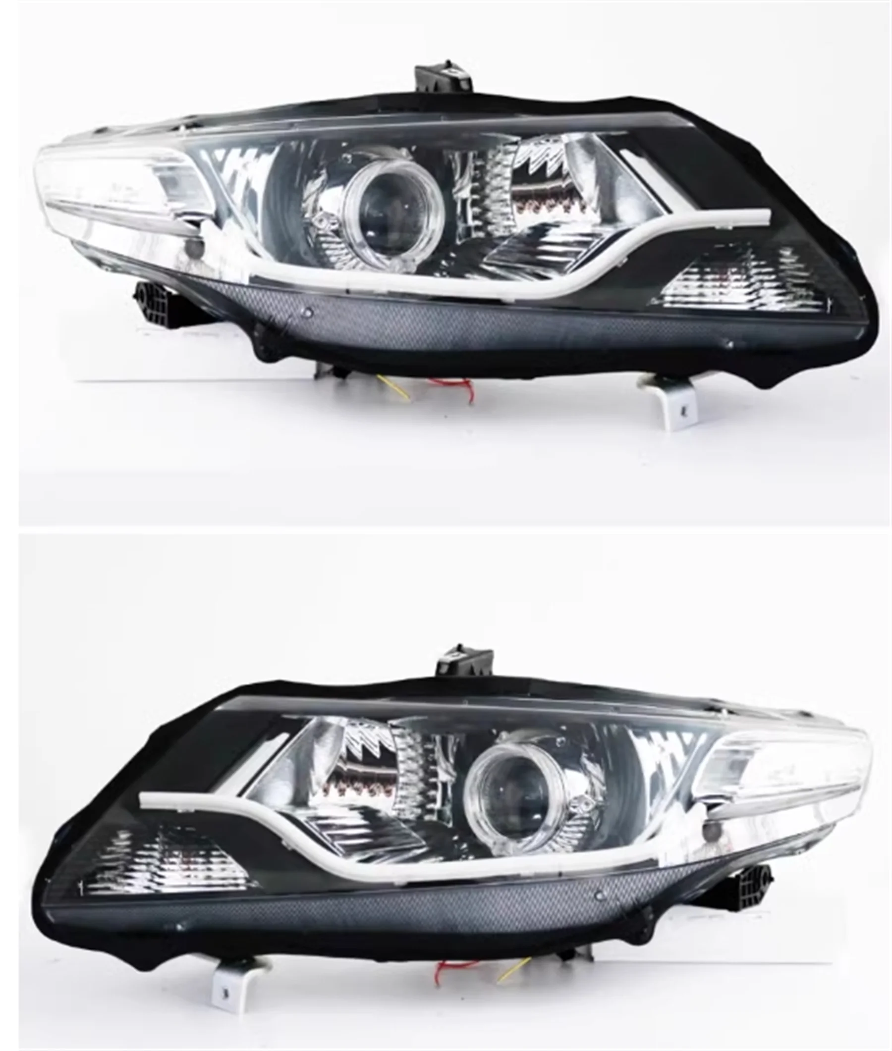 Przedni reflektor reflektor samochodowy DRL niska światła drogowe dla Honda city 09-14 kierunkowskaz