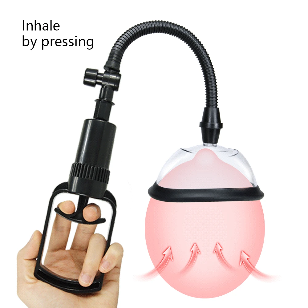 Bomba de succión de clítoris para mujeres, Juguetes sexuales con bomba de vacío Manual, productos sexuales para adultos, estimulador de Vagina,