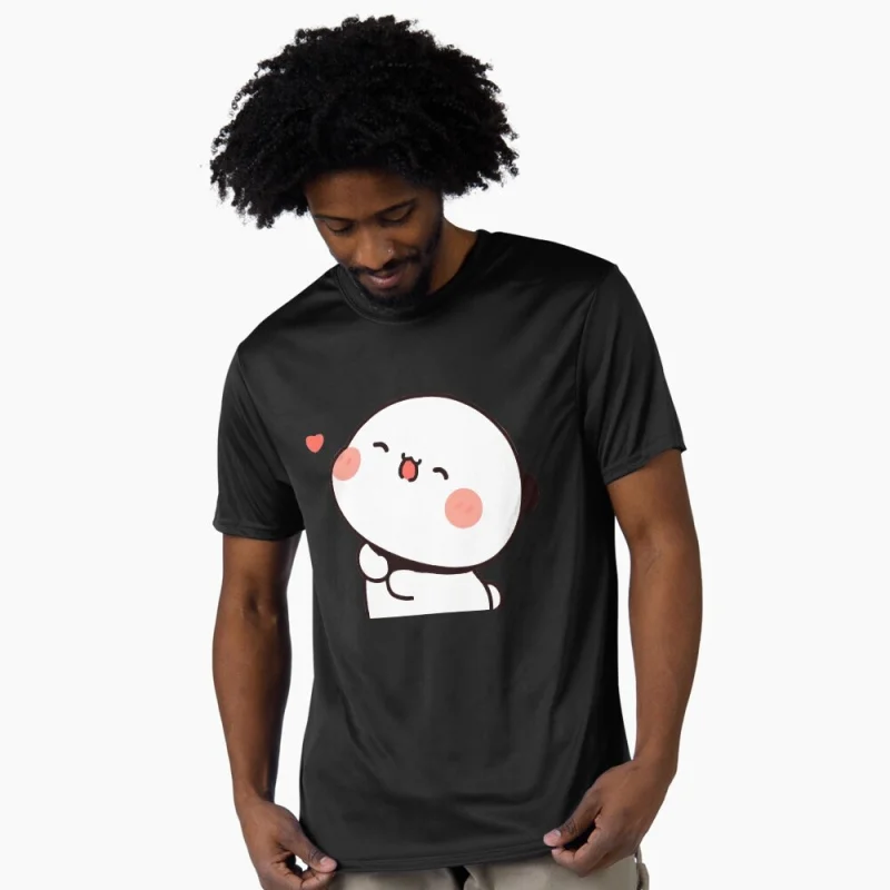 

Bubu's having a good day Gift t shirt ‌kawaii‌ Panda Bear Cartoon Graphic tee Cute Y2K Clothes 100% cotton All size Tee S-6XL