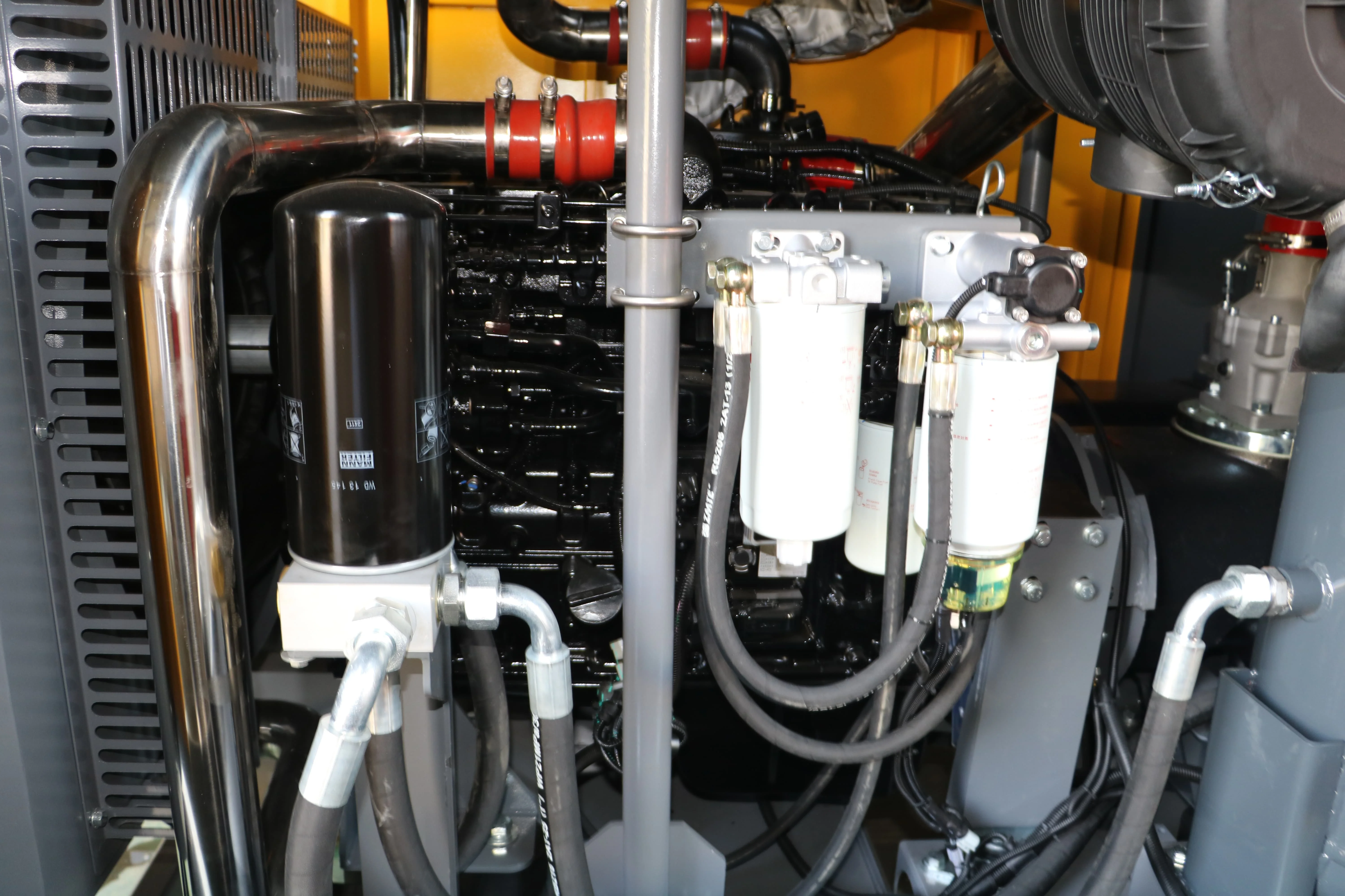 alta presión móvil diesel de la máquina 1285cfm 1150 Cfm del compresor de aire de 35bar 30m3