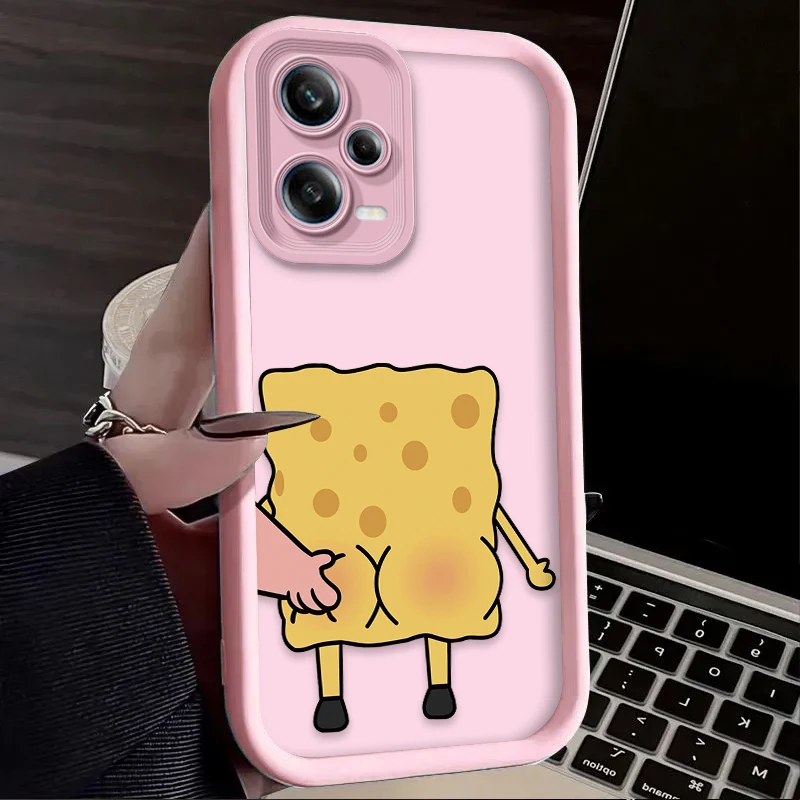 SpongeBobs Patrick Star Clear Phone Case for Xiaomi Redmi Note 13 12 11 Pro Plus 4G 5G 12S 11S 10S 10 9 9S 8 12C 13C A3 Funda