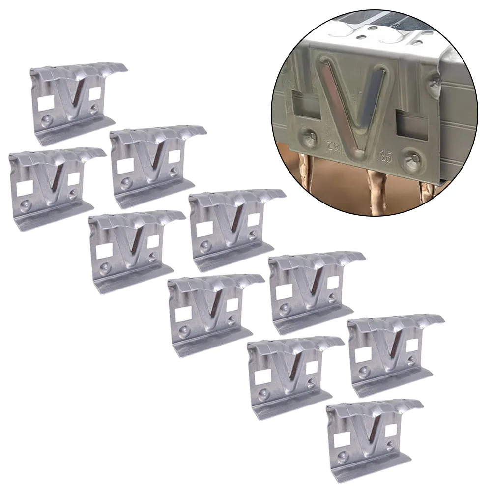 10PCS Solar PV Panel Drainage Buckle Aluminum Alloy Solar Panel Water Drain Clip Sludge Removal Clip Solar Panel Draining