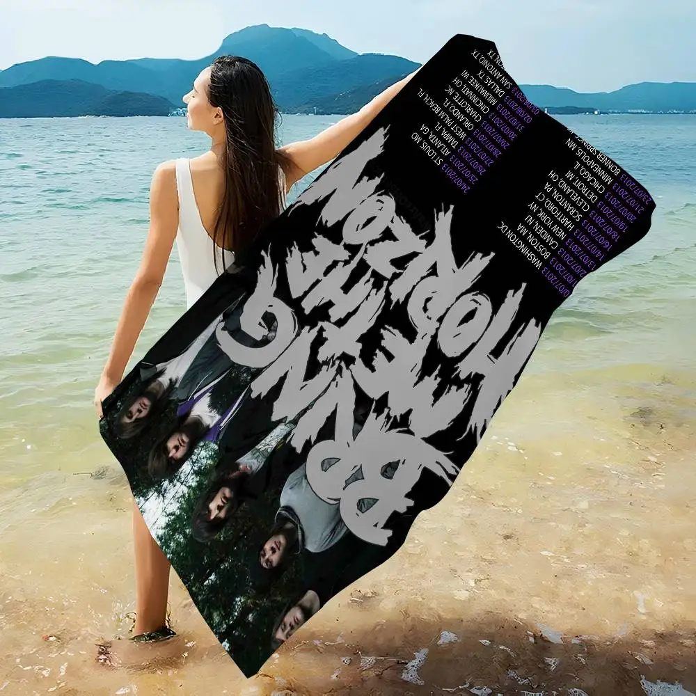 Band B-Bring Me The H-Horizon Big Microfiber Beach Towels Quick Dry Towel Sand Beach Towels Pool Towel for Travel Swim Pool Yoga