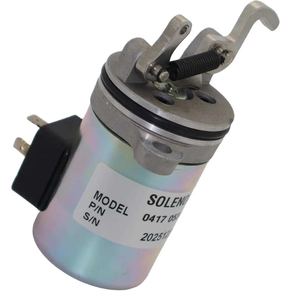 12V Fuel Pump Shutoff Solenoid 04170534R 04271996KZ For Bobcat Skid Steer Loader 863 S250 T200 A300 For Deutz BF4M1011F