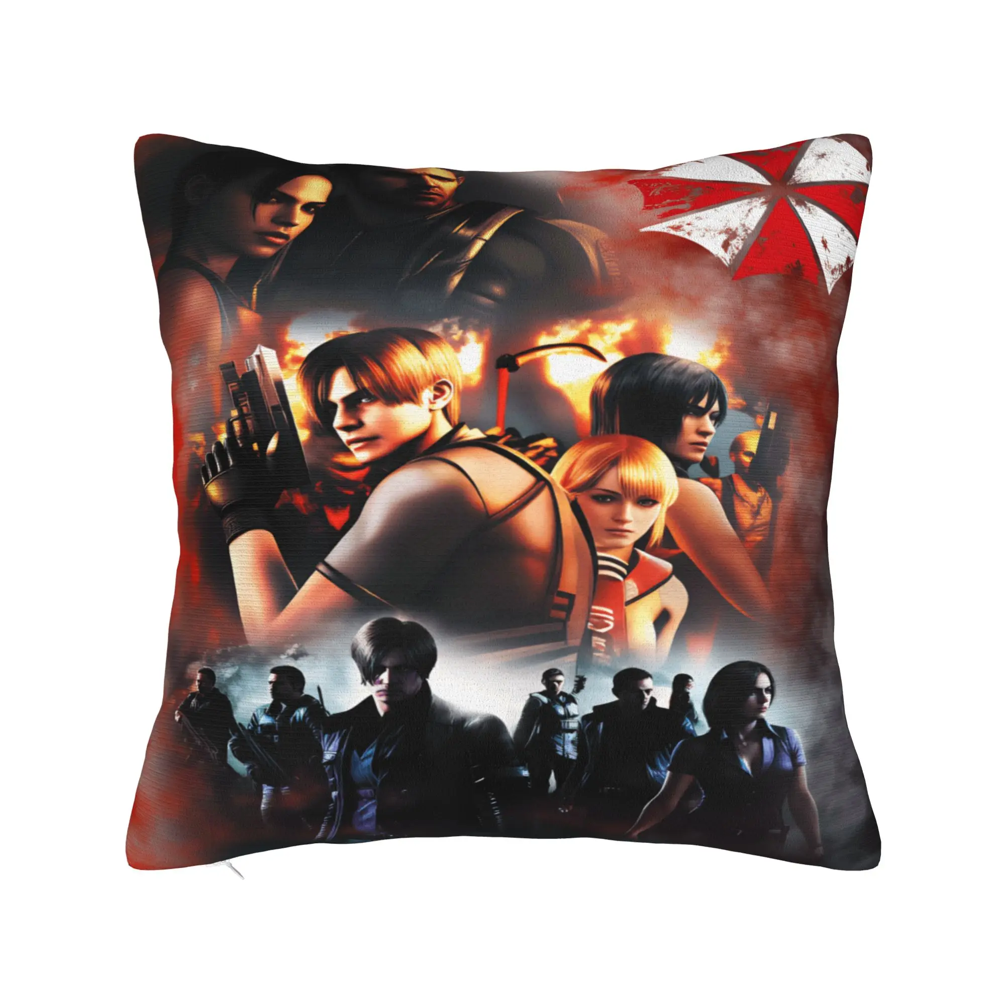 Residents Evils Pillow Cover  Cute Funny Pillow Case For Chair Sofa Home Decor Custom Pillowcases Birthday Gift