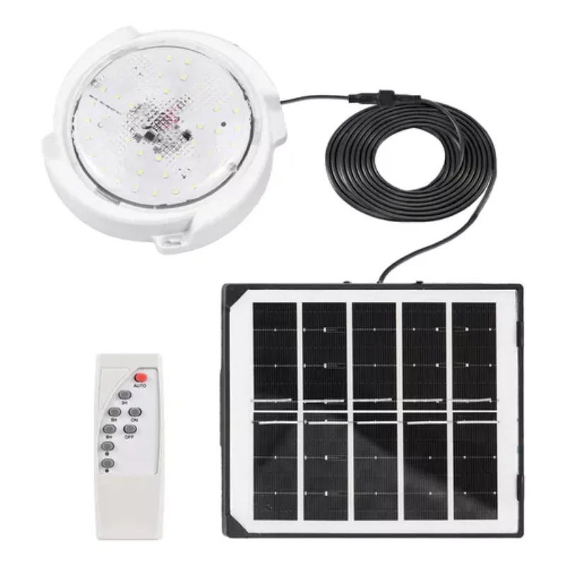 Indoor Outdoor 60w Pendant Patio Solar Power Panels Barn Control