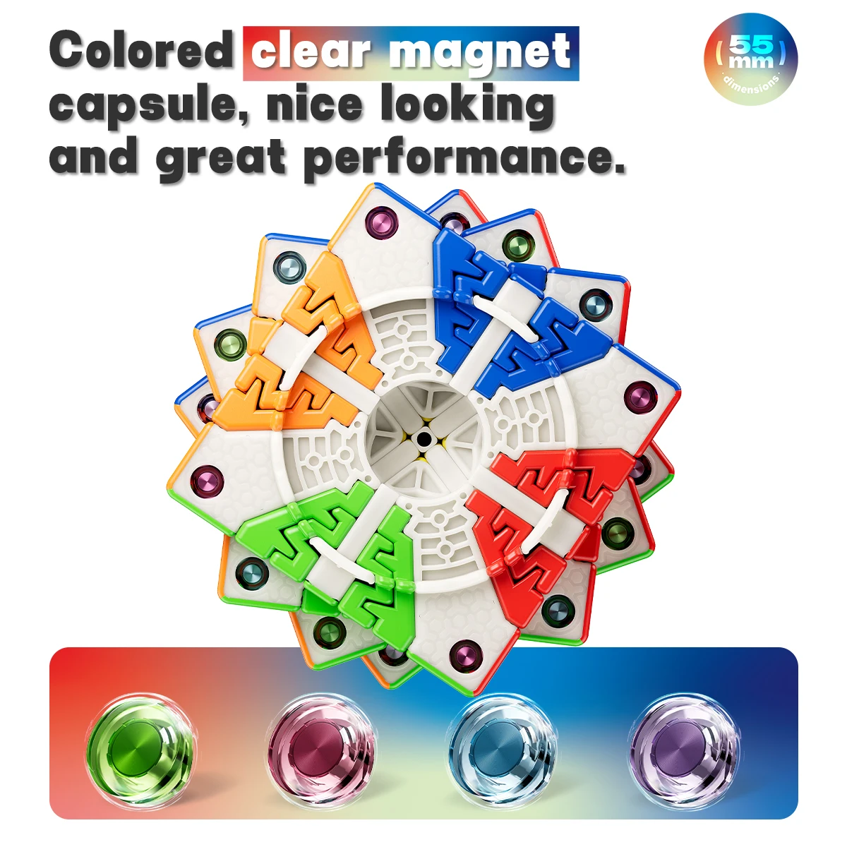 [JudyCube] YJ Pocket MINI 7X7 Magnetyczna Kostka Magiczna Speed Cube Bez Naklejek Yongjun 7X7 Profesjonalna Zabawka Antystresowa