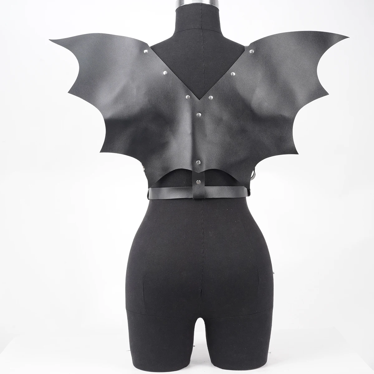 

Bat Wings Harness Leather Waist Belt Chest Harness Halloween Costume Waist Harness Wing Harness with Wings Dragon Wings Gothic