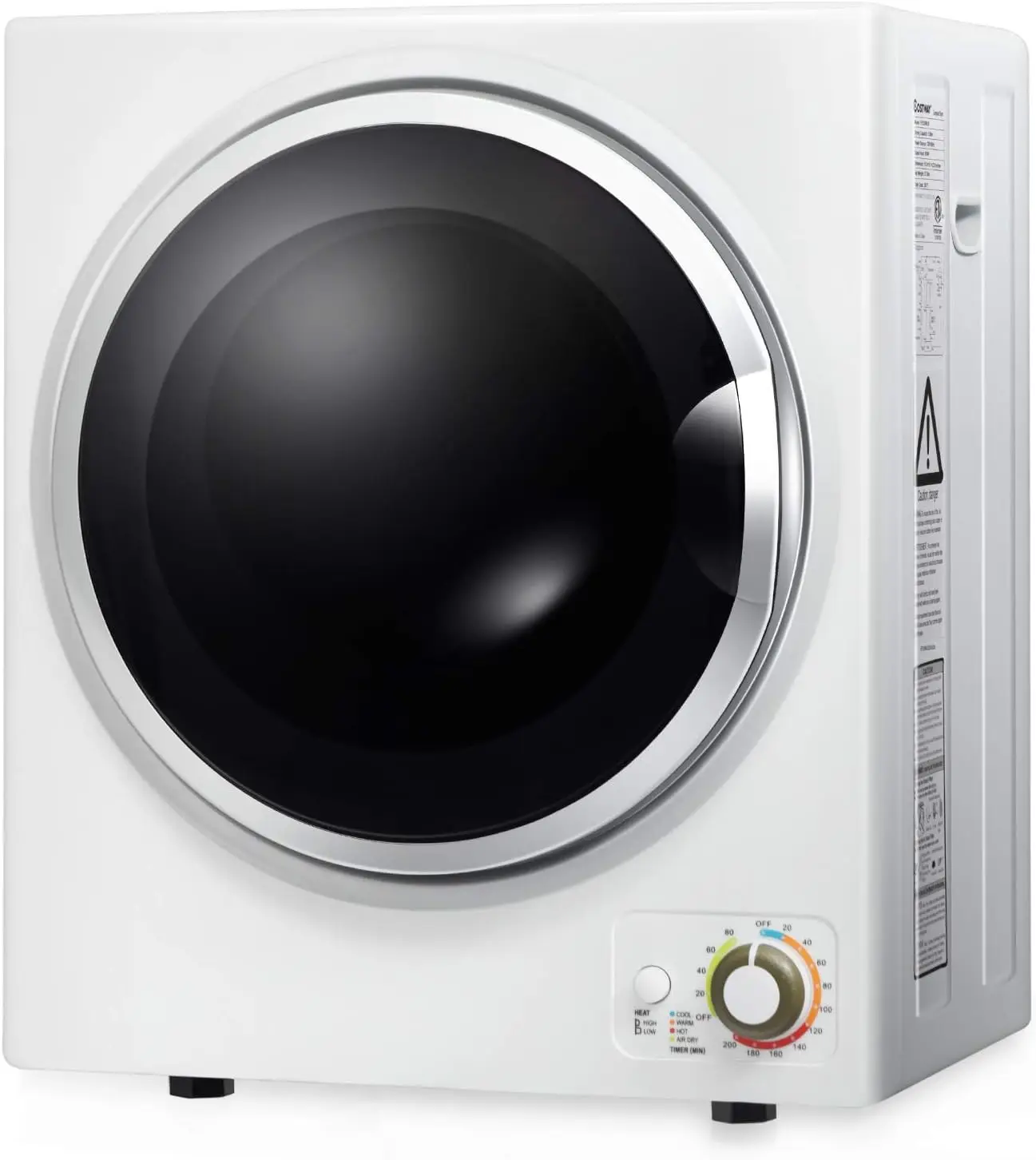 

ARLIME Potable Clothes Dryer,900W Compact Dryer w/4Automatic Drying Mode,Stainless Steel Drum&Easy Control Panel,Electric Dryer