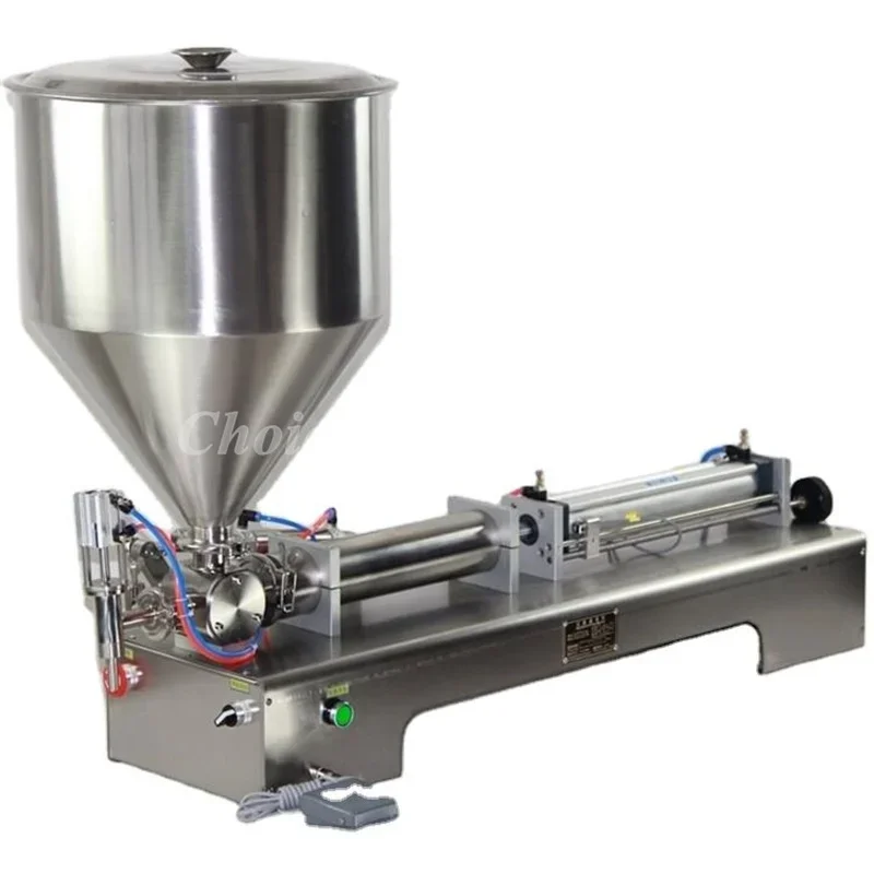 Semi-Automatic 304 Stainless Steel Single Head Filling Paste Chocolate Cream Machine Bean Paste Filling Maker