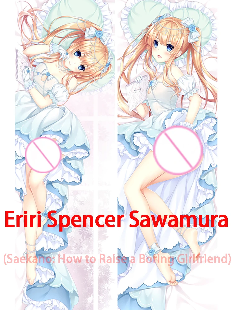 Dakimakura Eriri Spencer Sawamura Double-sided anime life-size hugging pillowcase Adult pillows cover