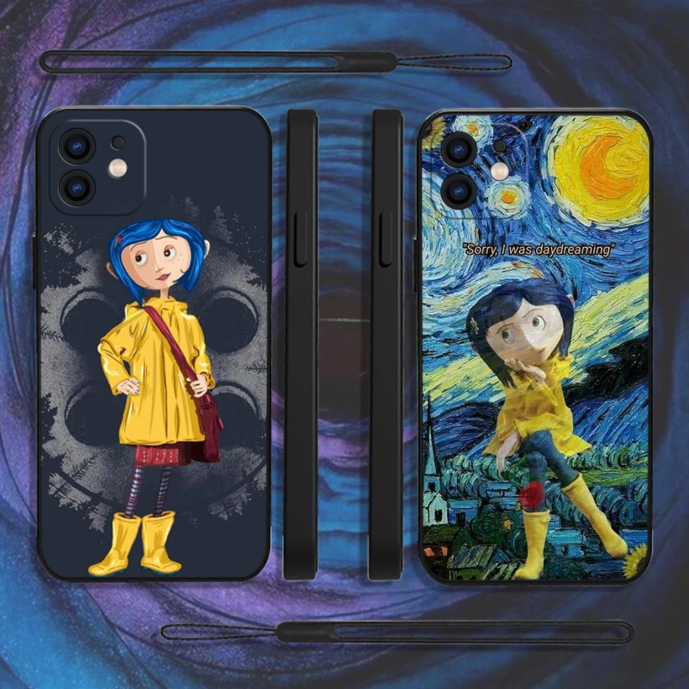 Coraline And The Magic Door Phone Case For Xiaomi Redmi Note 12 12S 12C 10 10C 10A 10T 9A 11 11S 11T Pro Plus 4G 5G Soft Cover